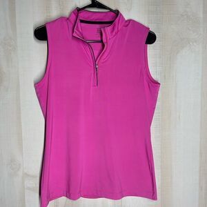 EP New York pink golf top shirt sleeveless,‎ size medium